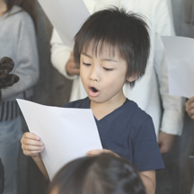 【全員での合唱練習】