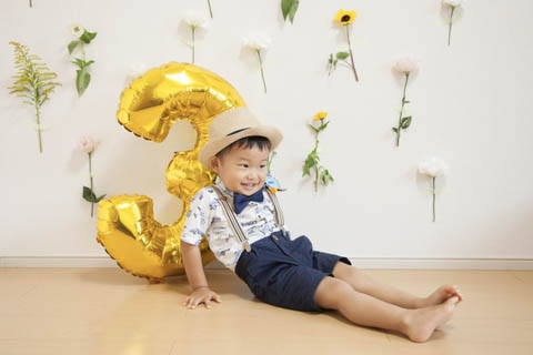 3歳もバースデーフォトを撮ろう！