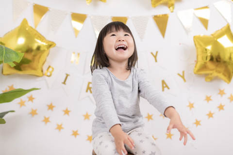 【3歳バースデーフォト】自宅での撮り方