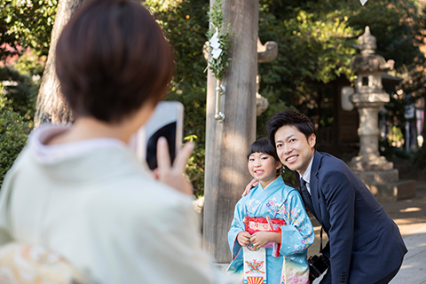 七五三写真での父親の服装は?