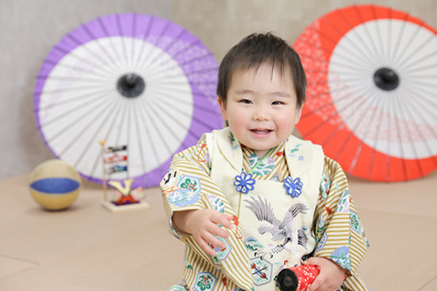 和傘を使った七五三撮影のコツ