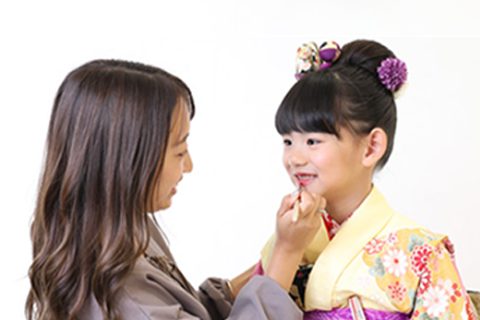 当スタジオのヘアメイクの対応