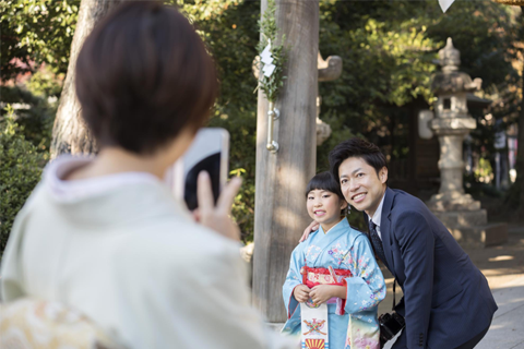 【七五三写真】 神社以外の撮影場所