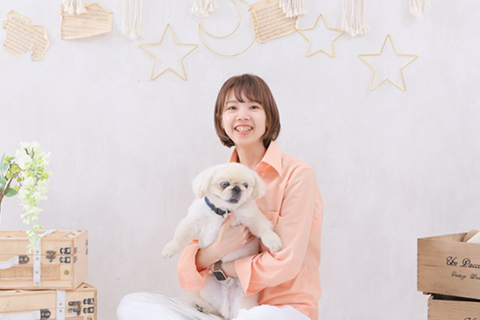 フォトスタジオで犬と一緒に写真を撮るのもおすすめ