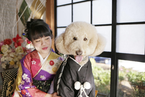 犬と一緒に成人式の前撮りをするメリット・注意点