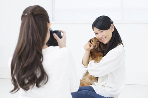 犬と一緒に写真を撮る際のコツ